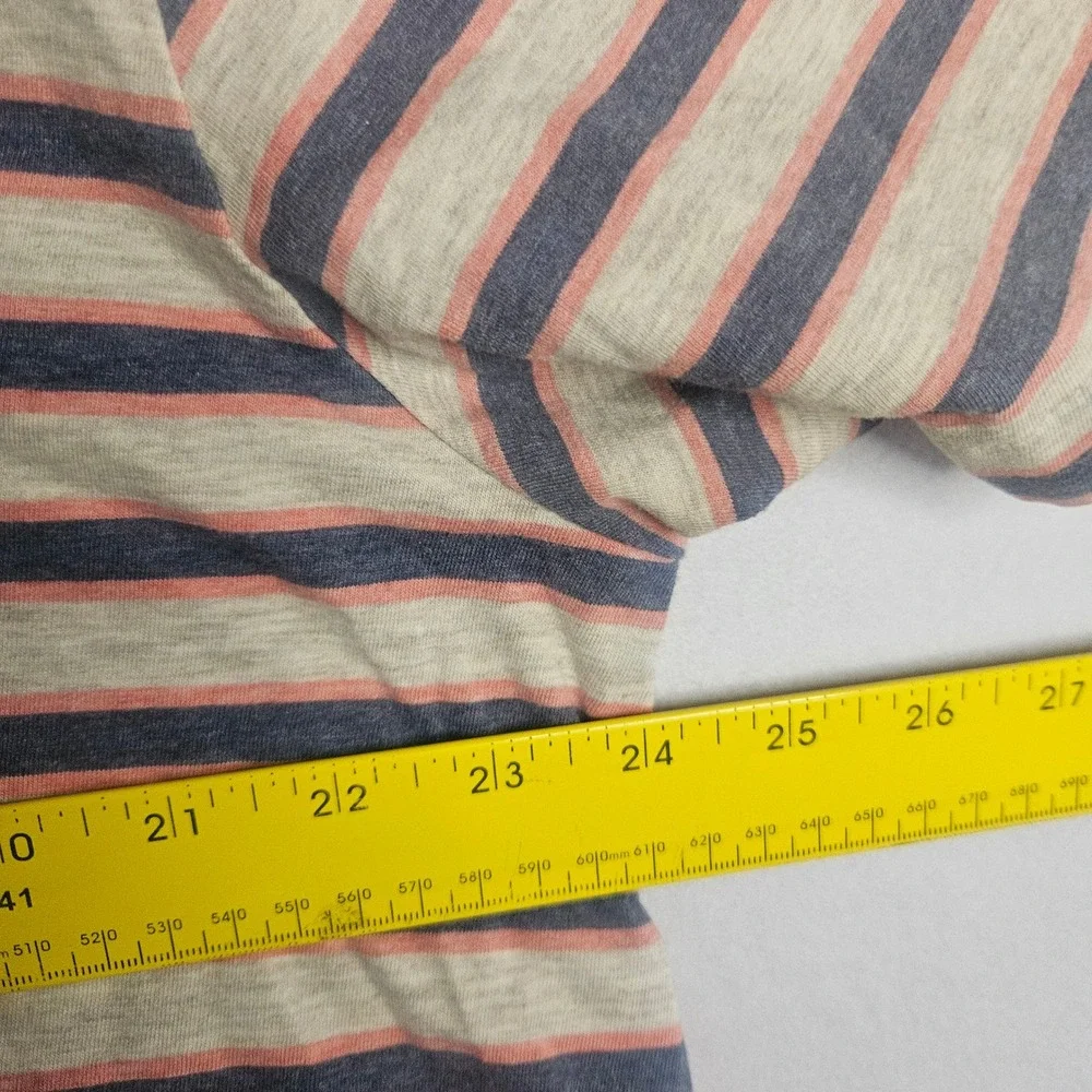 Patagonia Mens Organic Cotton Striped‎ Polo Shirt XL Blue Pink STY52776 SP18
